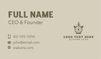 Wood Log Carpentry Business Card Image Preview