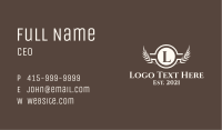 Formal Vintage Letter Business Card Image Preview
