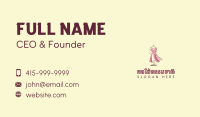 Dress Gown Seamstress Business Card Image Preview