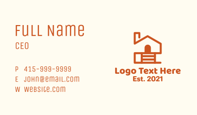 Real Estate House Business Card Image Preview