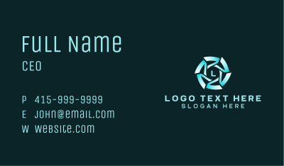 Cyber Programming Developer Business Card Image Preview