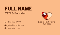 Cute Soda Love Business Card Image Preview