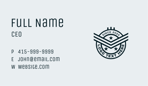 Army Veteran Military  Business Card Design Image Preview