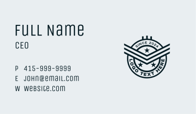 Army Veteran Military  Business Card Image Preview