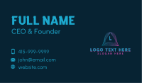 Pyramid Tech Developer Business Card Design