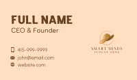 Feminine Fashion Hat Business Card Image Preview