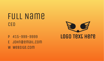 Outline Wings Business Card