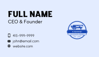 Construction Crane Truck Business Card Design