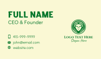 Green Goddess Lady Business Card Image Preview
