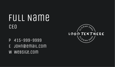 Tattoo Art Business Business Card Image Preview