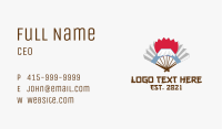 Japan Hand Fan Business Card Image Preview