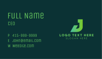 Digital Agency Letter J Business Card Image Preview