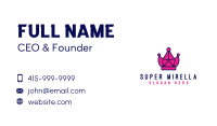 Elegant Spa Tiara Business Card Image Preview