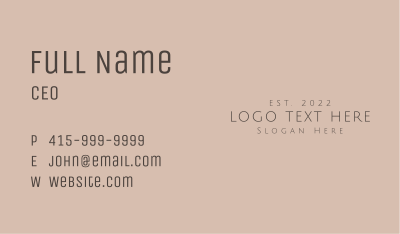 Elegant Corporate Business Business Card Image Preview