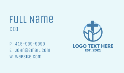 Holy Cross Emblem  Business Card