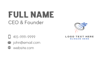 HVAC Wind Swoosh Air Business Card Preview