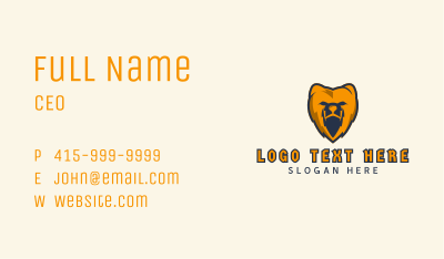 Tough Bear Gaming Business Card Image Preview