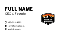Mountain Outdoor Camping Business Card Image Preview