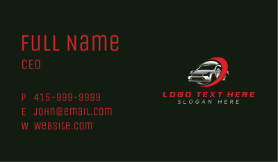 Vehicle Car Motorsport Business Card Image Preview