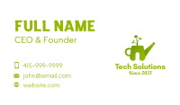Green Gardening Sprinkler Business Card Image Preview
