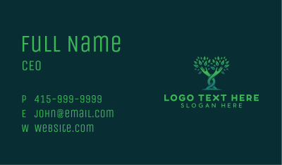 Agriculture Tree Hand Business Card Image Preview