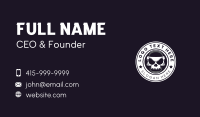 Skull Mask Gaming Business Card Preview