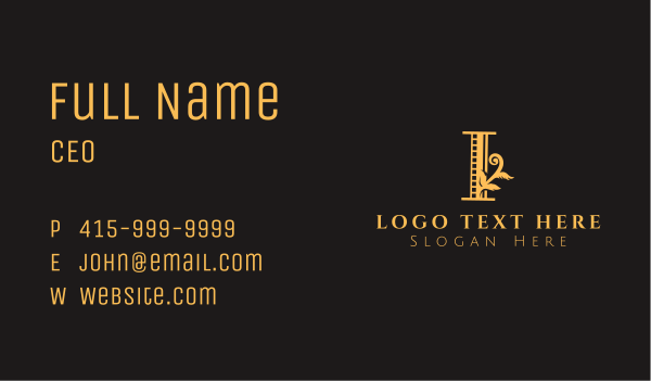 Luxury Jewelry Boutique Business Card Design Image Preview