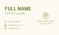 Rustic Plant Garden Business Card Image Preview