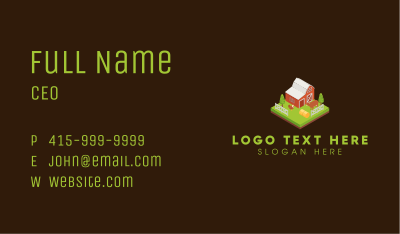 Barn House Farm Business Card Image Preview