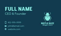 Electric Tech Beetle  Business Card Image Preview