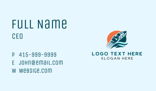 Cruise Travel Agency Business Card Design Image Preview