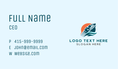 Cruise Travel Agency Business Card Image Preview