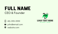 Green Pixelated Controller  Business Card Image Preview