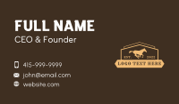 Western Wild Horse Business Card Preview