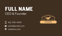 Western Wild Horse Business Card Image Preview