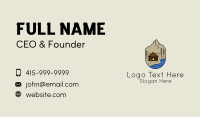 Nature Cabin Travel Business Card Image Preview