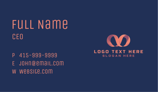 Loop Creative Agency Business Card Design Image Preview