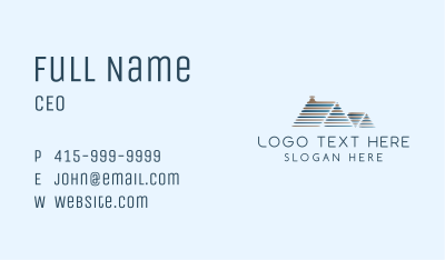 Modern Roof Lines Business Card Image Preview