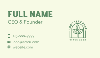 Organic Seedling Garden Business Card Image Preview