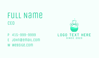 Medical Chemist Mascot  Business Card Image Preview
