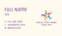 Social Group Forum Business Card Image Preview