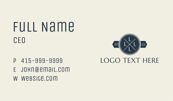 Publishing Firm Letter Business Card Design Image Preview