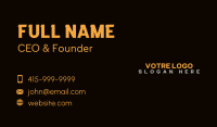 Professional Generic Wordmark Business Card Image Preview