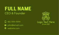 Green Leaf Camera Business Card Image Preview