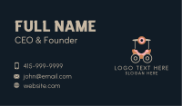 Donut Food Cart  Business Card Image Preview