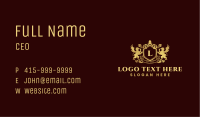 Shield Griffin Crest  Business Card Image Preview