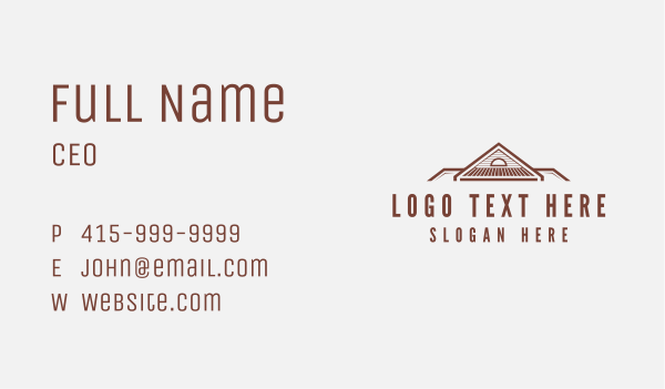House Roof Attic Business Card Design Image Preview