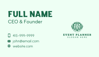 Nature Shield Crest Business Card Image Preview