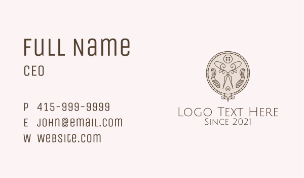 Embroidery Boutique Handicraft Business Card Design Image Preview