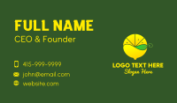Lemon Tea Leaf Business Card Image Preview